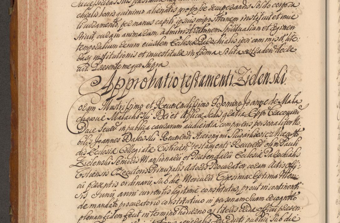 Zdjęcie nr 595 dla obiektu archiwalnego: Volumen V actorum episcopalium R. D. Joannis Małachowski, episcopi Cracoviensis, ducis Severiae per annos 1690 et 1691 acticatorum, quorum index ad finem praesentis voluminis exhibetur adnotatus