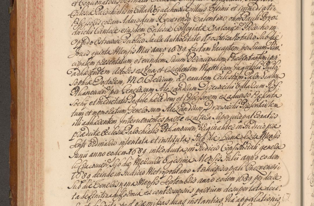 Zdjęcie nr 591 dla obiektu archiwalnego: Volumen V actorum episcopalium R. D. Joannis Małachowski, episcopi Cracoviensis, ducis Severiae per annos 1690 et 1691 acticatorum, quorum index ad finem praesentis voluminis exhibetur adnotatus
