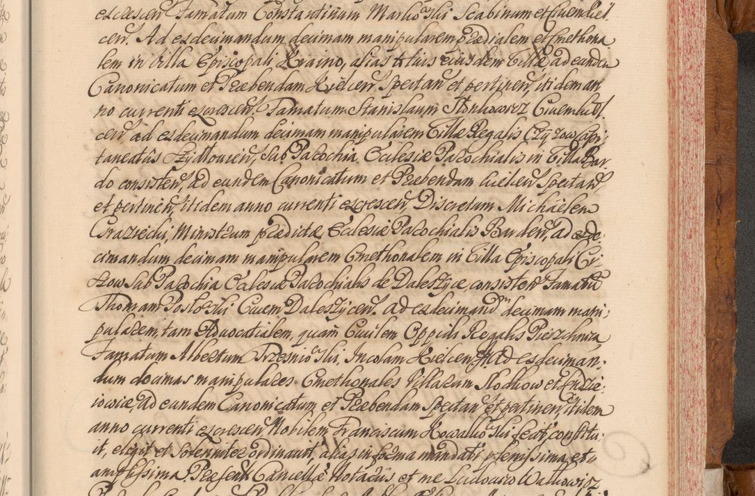 Zdjęcie nr 588 dla obiektu archiwalnego: Volumen V actorum episcopalium R. D. Joannis Małachowski, episcopi Cracoviensis, ducis Severiae per annos 1690 et 1691 acticatorum, quorum index ad finem praesentis voluminis exhibetur adnotatus