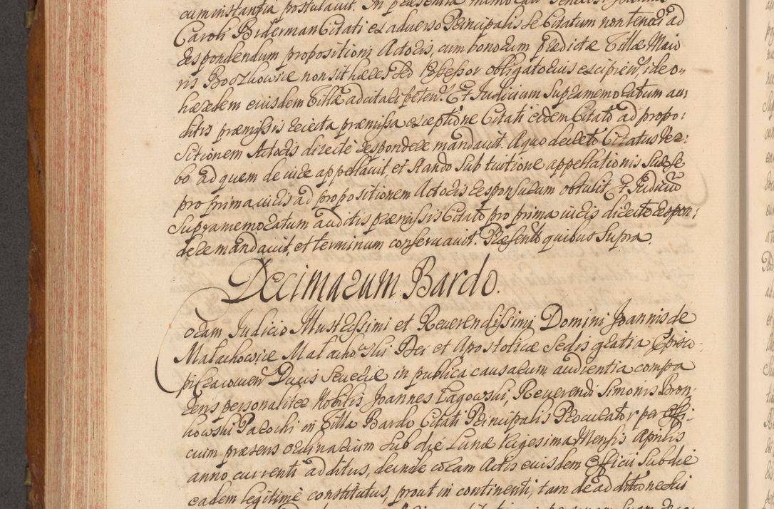 Zdjęcie nr 575 dla obiektu archiwalnego: Volumen V actorum episcopalium R. D. Joannis Małachowski, episcopi Cracoviensis, ducis Severiae per annos 1690 et 1691 acticatorum, quorum index ad finem praesentis voluminis exhibetur adnotatus