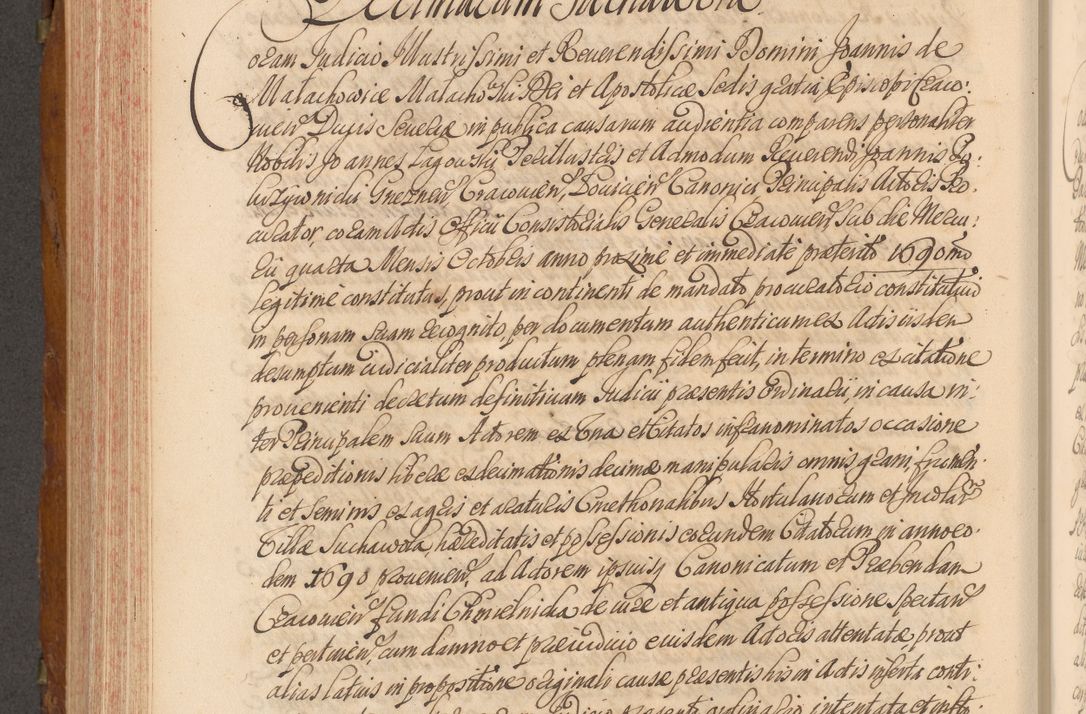 Zdjęcie nr 571 dla obiektu archiwalnego: Volumen V actorum episcopalium R. D. Joannis Małachowski, episcopi Cracoviensis, ducis Severiae per annos 1690 et 1691 acticatorum, quorum index ad finem praesentis voluminis exhibetur adnotatus