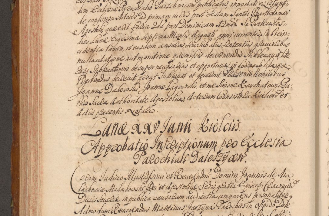 Zdjęcie nr 559 dla obiektu archiwalnego: Volumen V actorum episcopalium R. D. Joannis Małachowski, episcopi Cracoviensis, ducis Severiae per annos 1690 et 1691 acticatorum, quorum index ad finem praesentis voluminis exhibetur adnotatus