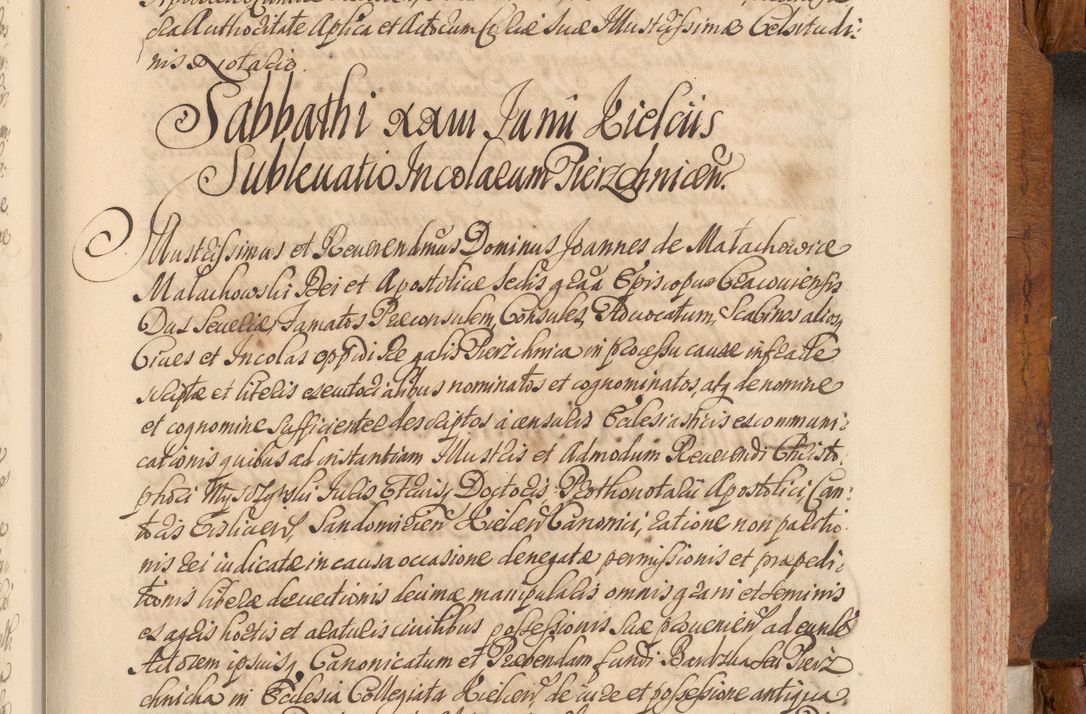 Zdjęcie nr 558 dla obiektu archiwalnego: Volumen V actorum episcopalium R. D. Joannis Małachowski, episcopi Cracoviensis, ducis Severiae per annos 1690 et 1691 acticatorum, quorum index ad finem praesentis voluminis exhibetur adnotatus