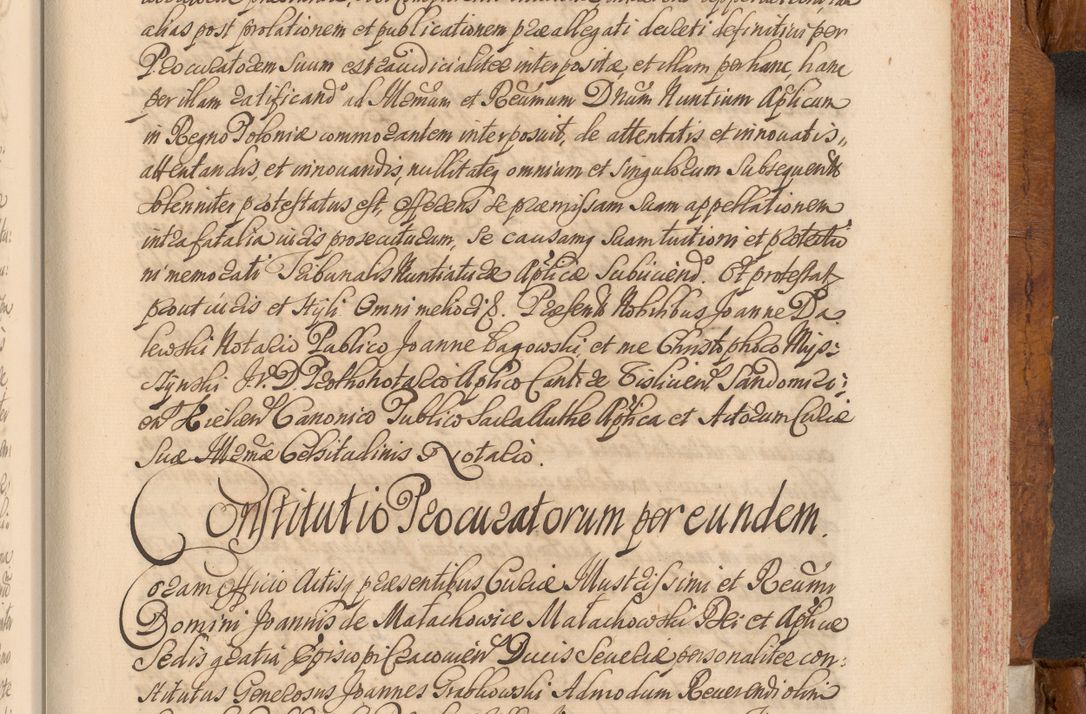 Zdjęcie nr 554 dla obiektu archiwalnego: Volumen V actorum episcopalium R. D. Joannis Małachowski, episcopi Cracoviensis, ducis Severiae per annos 1690 et 1691 acticatorum, quorum index ad finem praesentis voluminis exhibetur adnotatus