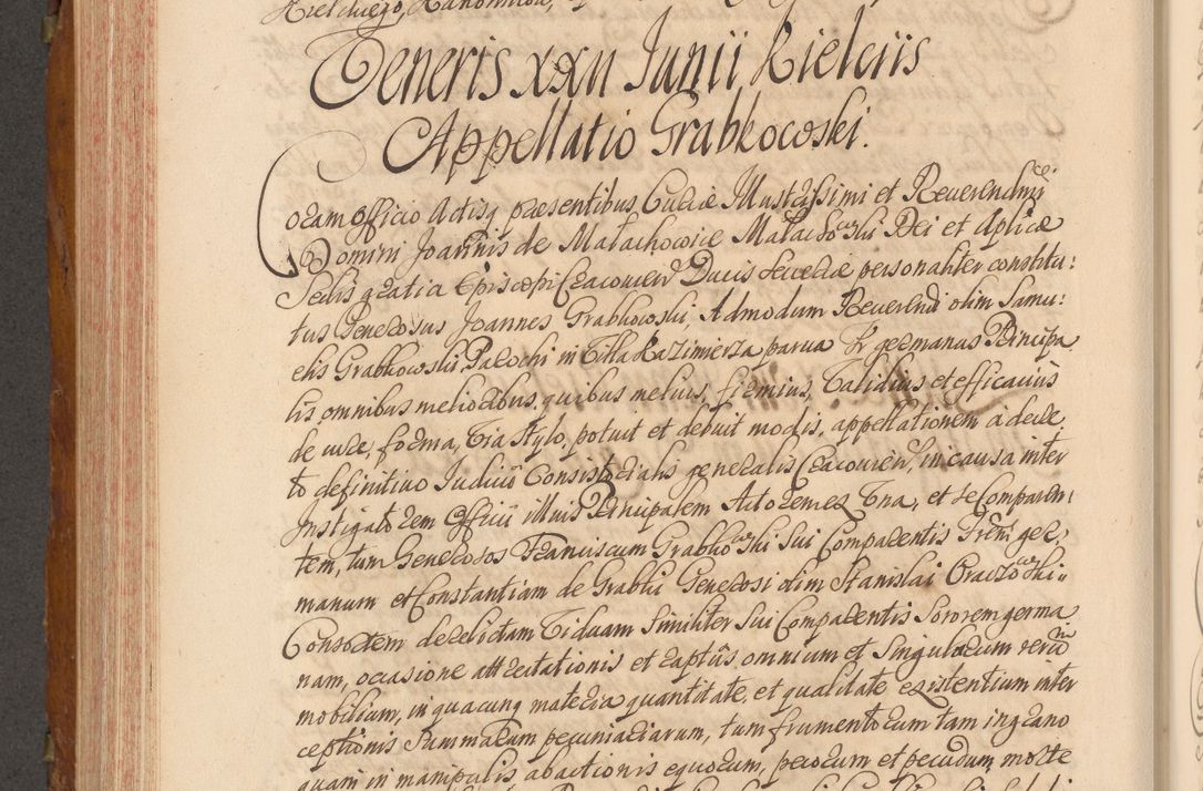 Zdjęcie nr 553 dla obiektu archiwalnego: Volumen V actorum episcopalium R. D. Joannis Małachowski, episcopi Cracoviensis, ducis Severiae per annos 1690 et 1691 acticatorum, quorum index ad finem praesentis voluminis exhibetur adnotatus