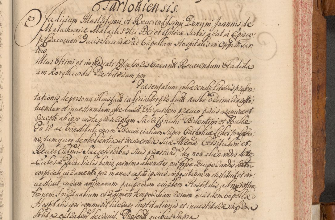 Zdjęcie nr 548 dla obiektu archiwalnego: Volumen V actorum episcopalium R. D. Joannis Małachowski, episcopi Cracoviensis, ducis Severiae per annos 1690 et 1691 acticatorum, quorum index ad finem praesentis voluminis exhibetur adnotatus