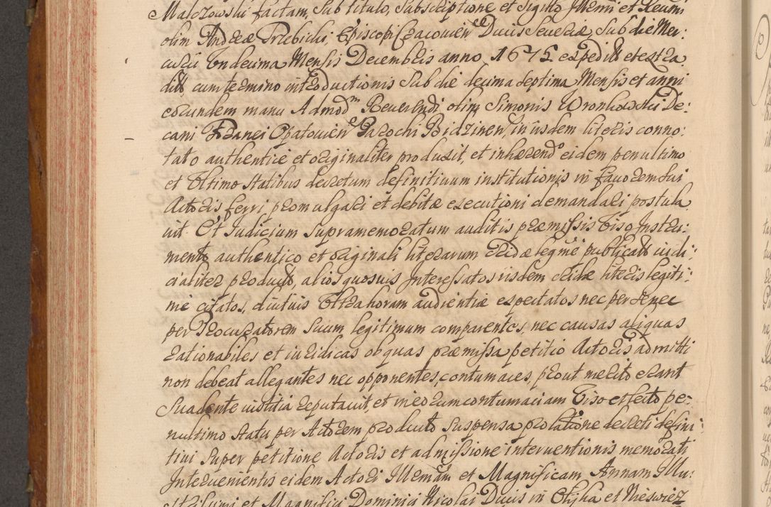 Zdjęcie nr 547 dla obiektu archiwalnego: Volumen V actorum episcopalium R. D. Joannis Małachowski, episcopi Cracoviensis, ducis Severiae per annos 1690 et 1691 acticatorum, quorum index ad finem praesentis voluminis exhibetur adnotatus