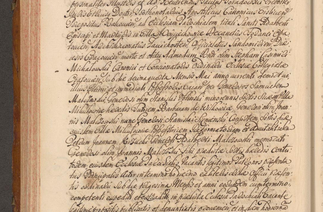 Zdjęcie nr 545 dla obiektu archiwalnego: Volumen V actorum episcopalium R. D. Joannis Małachowski, episcopi Cracoviensis, ducis Severiae per annos 1690 et 1691 acticatorum, quorum index ad finem praesentis voluminis exhibetur adnotatus