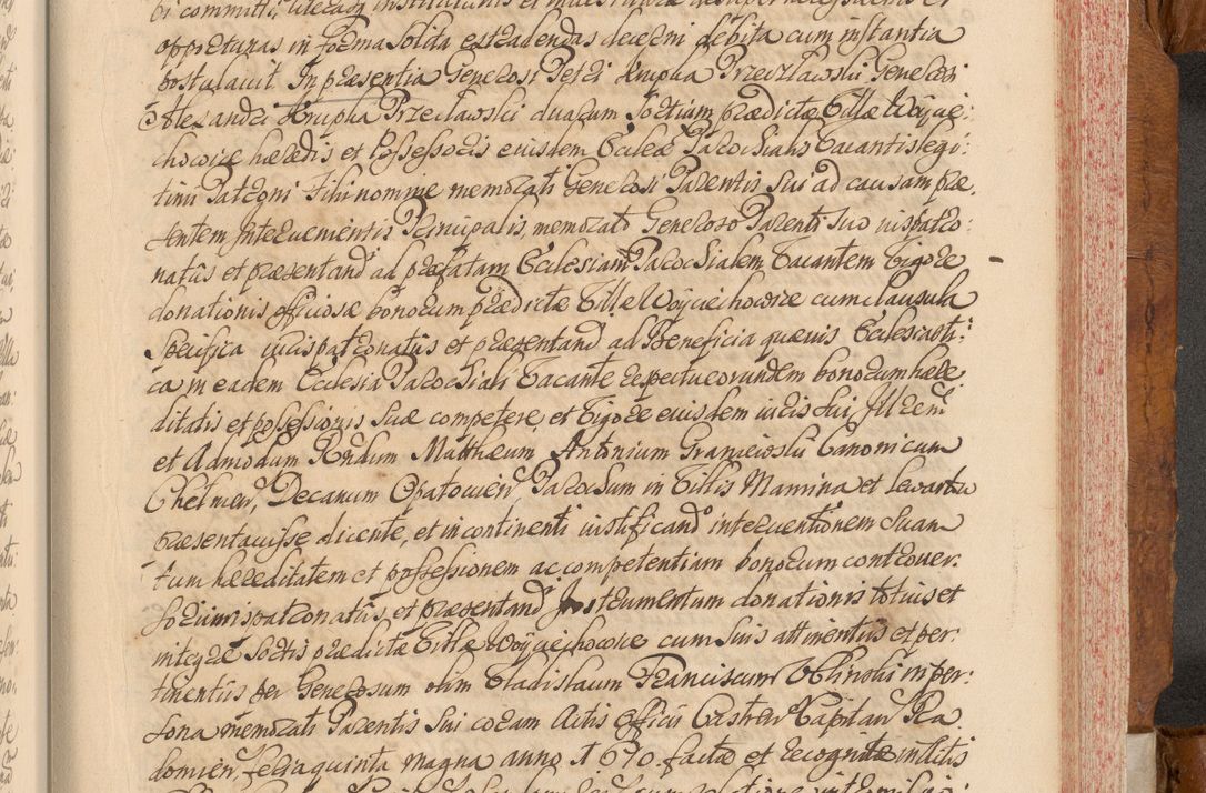 Zdjęcie nr 546 dla obiektu archiwalnego: Volumen V actorum episcopalium R. D. Joannis Małachowski, episcopi Cracoviensis, ducis Severiae per annos 1690 et 1691 acticatorum, quorum index ad finem praesentis voluminis exhibetur adnotatus