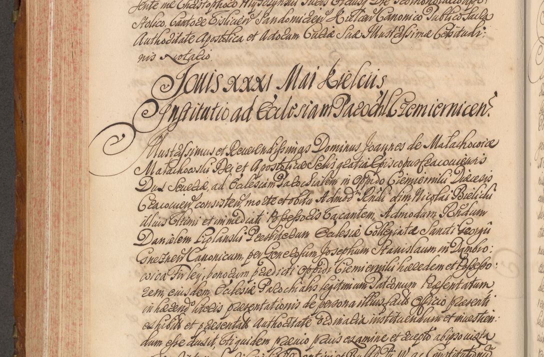 Zdjęcie nr 539 dla obiektu archiwalnego: Volumen V actorum episcopalium R. D. Joannis Małachowski, episcopi Cracoviensis, ducis Severiae per annos 1690 et 1691 acticatorum, quorum index ad finem praesentis voluminis exhibetur adnotatus