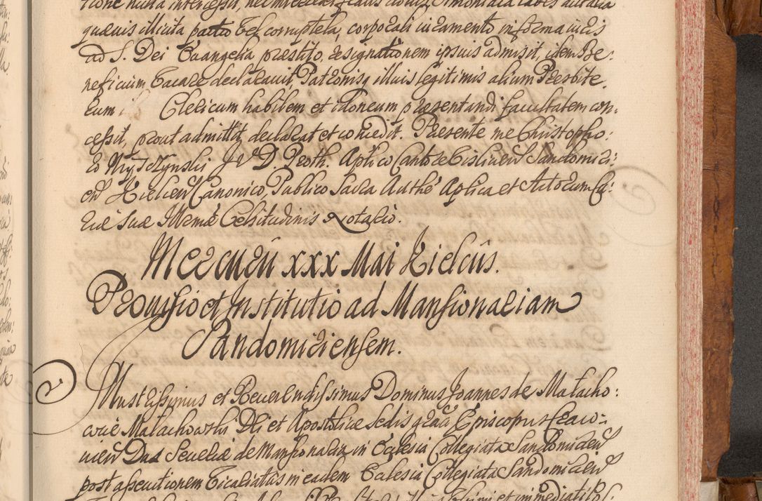 Zdjęcie nr 538 dla obiektu archiwalnego: Volumen V actorum episcopalium R. D. Joannis Małachowski, episcopi Cracoviensis, ducis Severiae per annos 1690 et 1691 acticatorum, quorum index ad finem praesentis voluminis exhibetur adnotatus