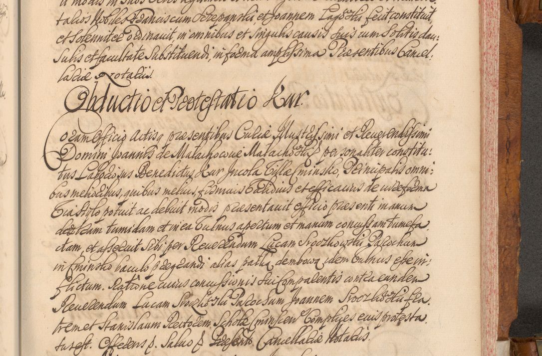 Zdjęcie nr 536 dla obiektu archiwalnego: Volumen V actorum episcopalium R. D. Joannis Małachowski, episcopi Cracoviensis, ducis Severiae per annos 1690 et 1691 acticatorum, quorum index ad finem praesentis voluminis exhibetur adnotatus