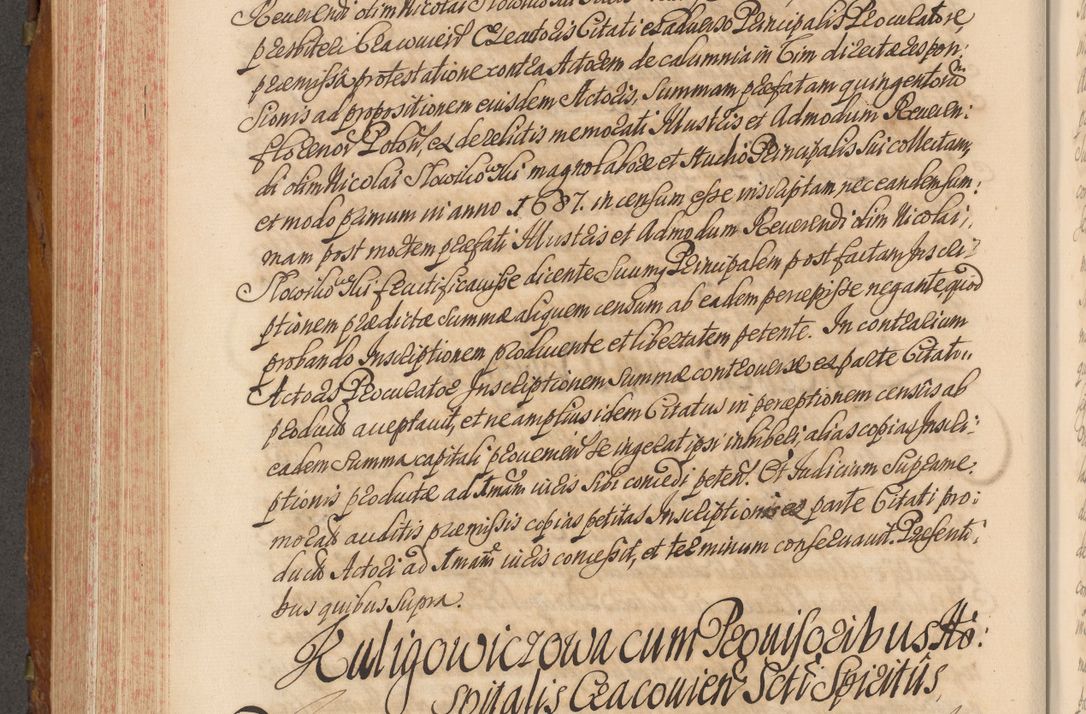 Zdjęcie nr 525 dla obiektu archiwalnego: Volumen V actorum episcopalium R. D. Joannis Małachowski, episcopi Cracoviensis, ducis Severiae per annos 1690 et 1691 acticatorum, quorum index ad finem praesentis voluminis exhibetur adnotatus