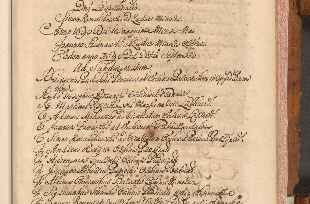 Zdjęcie nr 512 dla obiektu archiwalnego: Volumen V actorum episcopalium R. D. Joannis Małachowski, episcopi Cracoviensis, ducis Severiae per annos 1690 et 1691 acticatorum, quorum index ad finem praesentis voluminis exhibetur adnotatus