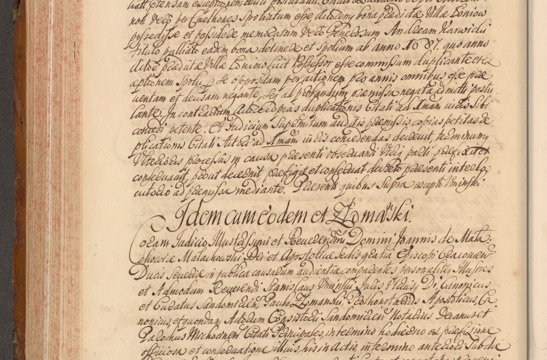 Zdjęcie nr 507 dla obiektu archiwalnego: Volumen V actorum episcopalium R. D. Joannis Małachowski, episcopi Cracoviensis, ducis Severiae per annos 1690 et 1691 acticatorum, quorum index ad finem praesentis voluminis exhibetur adnotatus