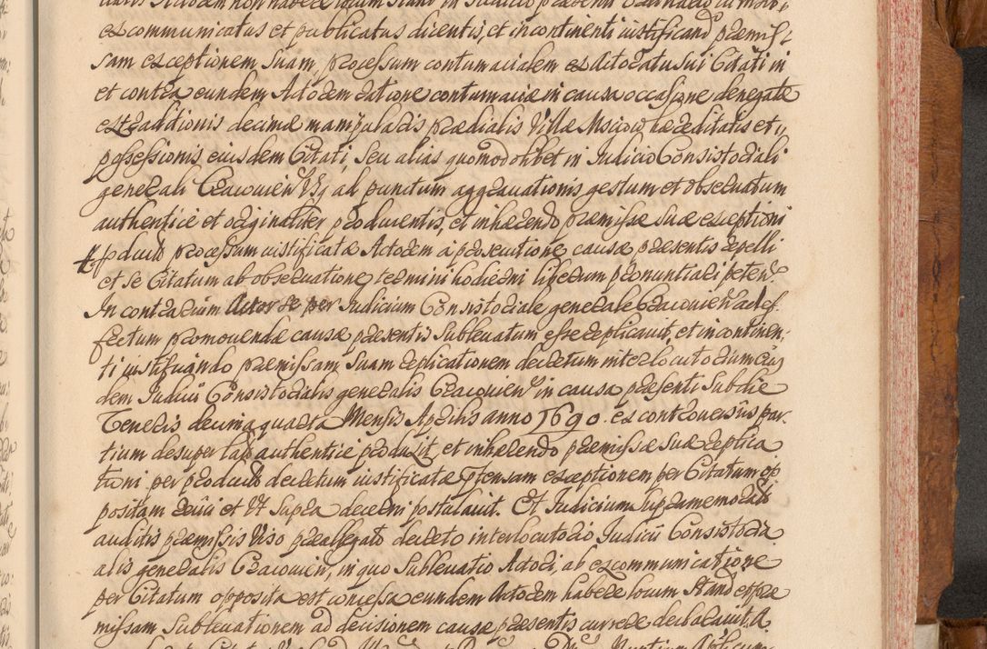 Zdjęcie nr 506 dla obiektu archiwalnego: Volumen V actorum episcopalium R. D. Joannis Małachowski, episcopi Cracoviensis, ducis Severiae per annos 1690 et 1691 acticatorum, quorum index ad finem praesentis voluminis exhibetur adnotatus