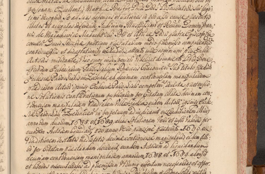 Zdjęcie nr 502 dla obiektu archiwalnego: Volumen V actorum episcopalium R. D. Joannis Małachowski, episcopi Cracoviensis, ducis Severiae per annos 1690 et 1691 acticatorum, quorum index ad finem praesentis voluminis exhibetur adnotatus