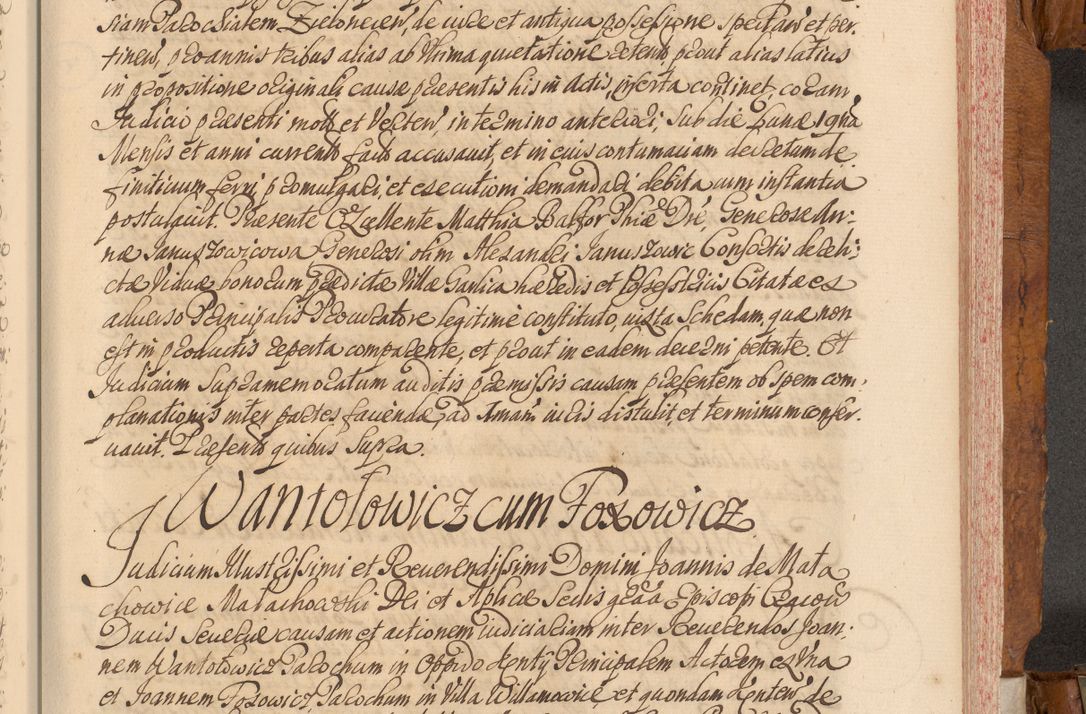 Zdjęcie nr 492 dla obiektu archiwalnego: Volumen V actorum episcopalium R. D. Joannis Małachowski, episcopi Cracoviensis, ducis Severiae per annos 1690 et 1691 acticatorum, quorum index ad finem praesentis voluminis exhibetur adnotatus