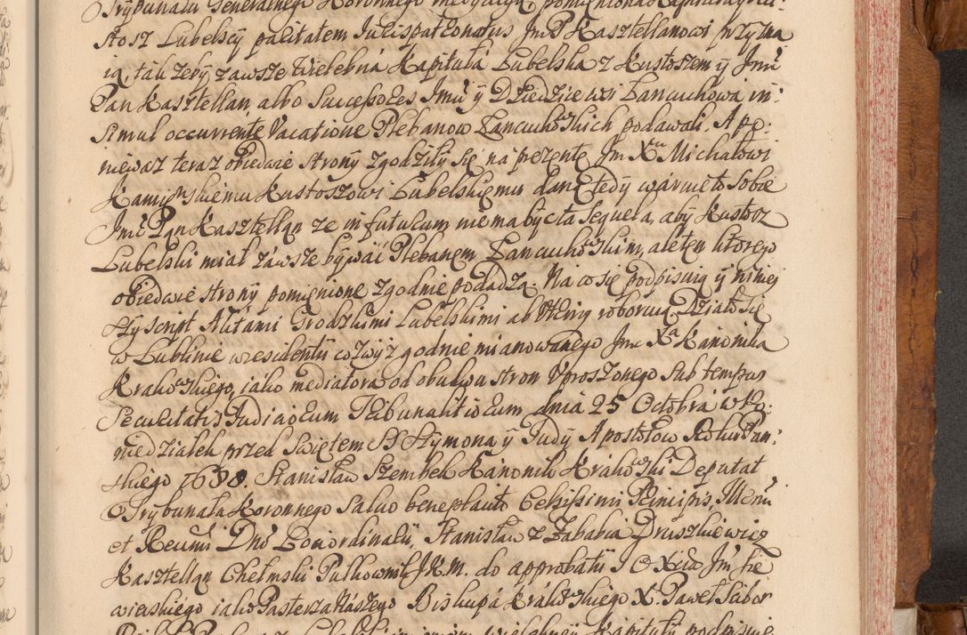 Zdjęcie nr 486 dla obiektu archiwalnego: Volumen V actorum episcopalium R. D. Joannis Małachowski, episcopi Cracoviensis, ducis Severiae per annos 1690 et 1691 acticatorum, quorum index ad finem praesentis voluminis exhibetur adnotatus