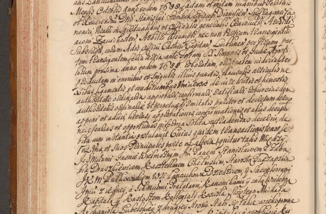 Zdjęcie nr 485 dla obiektu archiwalnego: Volumen V actorum episcopalium R. D. Joannis Małachowski, episcopi Cracoviensis, ducis Severiae per annos 1690 et 1691 acticatorum, quorum index ad finem praesentis voluminis exhibetur adnotatus