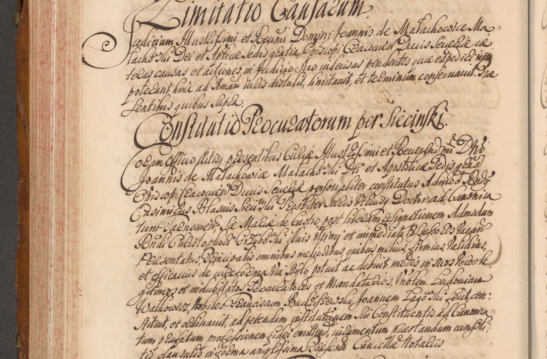Zdjęcie nr 483 dla obiektu archiwalnego: Volumen V actorum episcopalium R. D. Joannis Małachowski, episcopi Cracoviensis, ducis Severiae per annos 1690 et 1691 acticatorum, quorum index ad finem praesentis voluminis exhibetur adnotatus