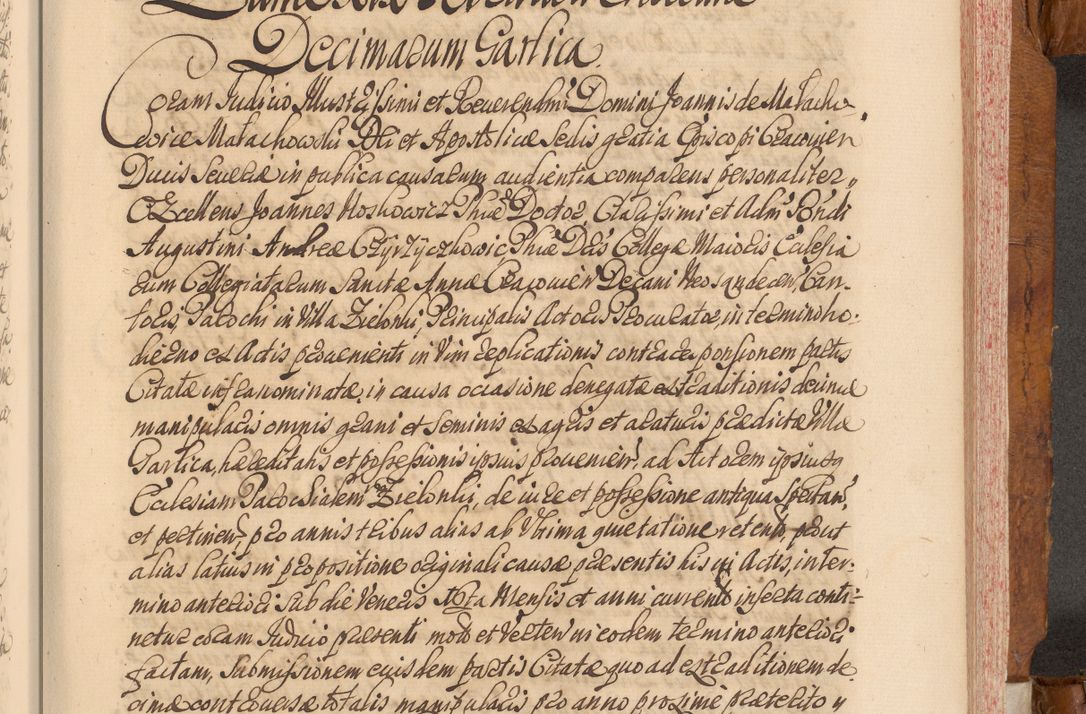 Zdjęcie nr 476 dla obiektu archiwalnego: Volumen V actorum episcopalium R. D. Joannis Małachowski, episcopi Cracoviensis, ducis Severiae per annos 1690 et 1691 acticatorum, quorum index ad finem praesentis voluminis exhibetur adnotatus