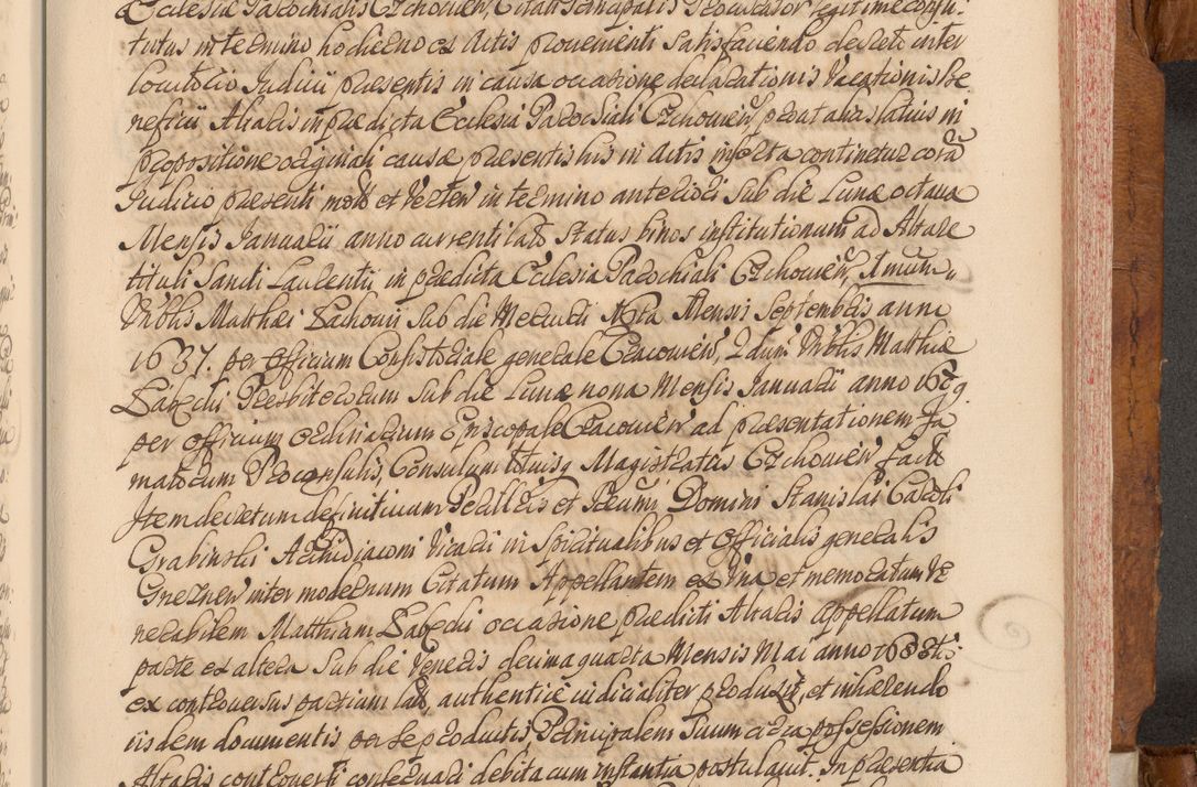 Zdjęcie nr 474 dla obiektu archiwalnego: Volumen V actorum episcopalium R. D. Joannis Małachowski, episcopi Cracoviensis, ducis Severiae per annos 1690 et 1691 acticatorum, quorum index ad finem praesentis voluminis exhibetur adnotatus