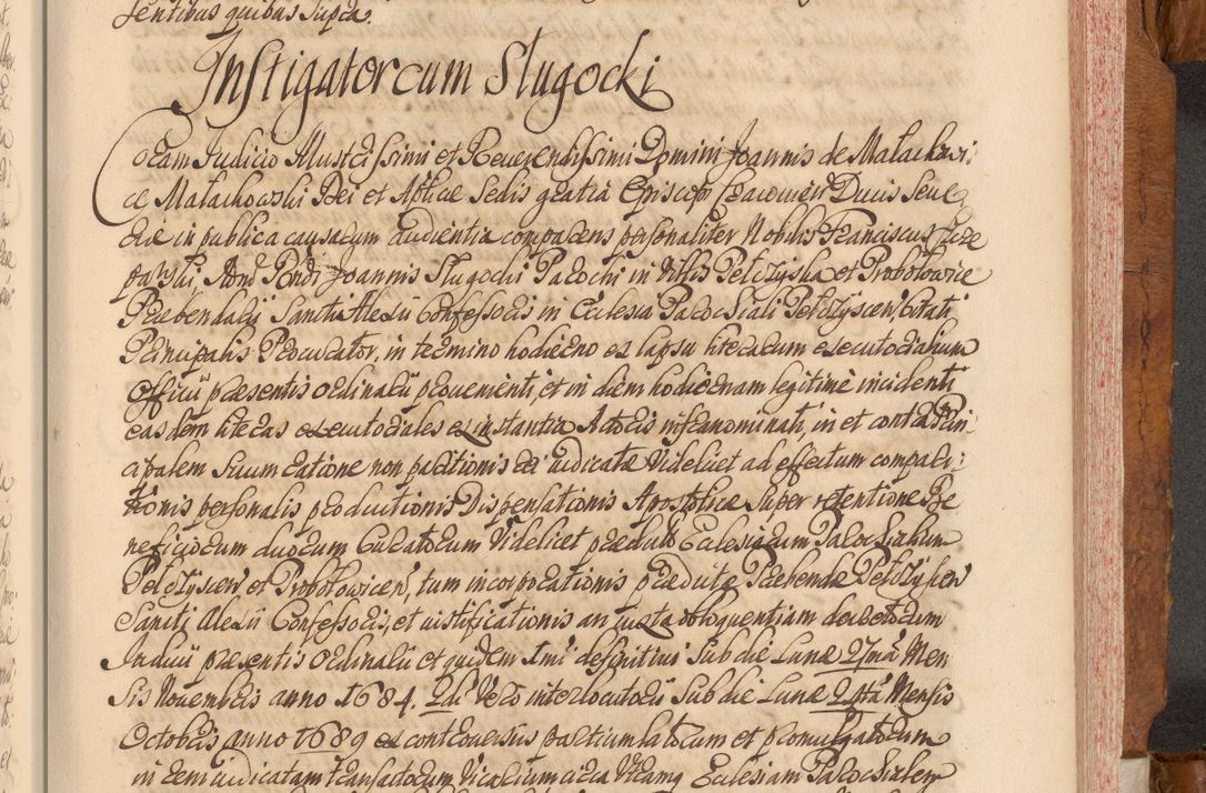 Zdjęcie nr 470 dla obiektu archiwalnego: Volumen V actorum episcopalium R. D. Joannis Małachowski, episcopi Cracoviensis, ducis Severiae per annos 1690 et 1691 acticatorum, quorum index ad finem praesentis voluminis exhibetur adnotatus