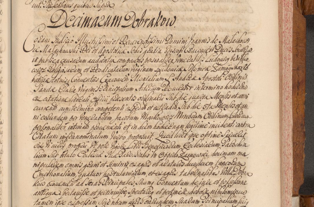 Zdjęcie nr 464 dla obiektu archiwalnego: Volumen V actorum episcopalium R. D. Joannis Małachowski, episcopi Cracoviensis, ducis Severiae per annos 1690 et 1691 acticatorum, quorum index ad finem praesentis voluminis exhibetur adnotatus