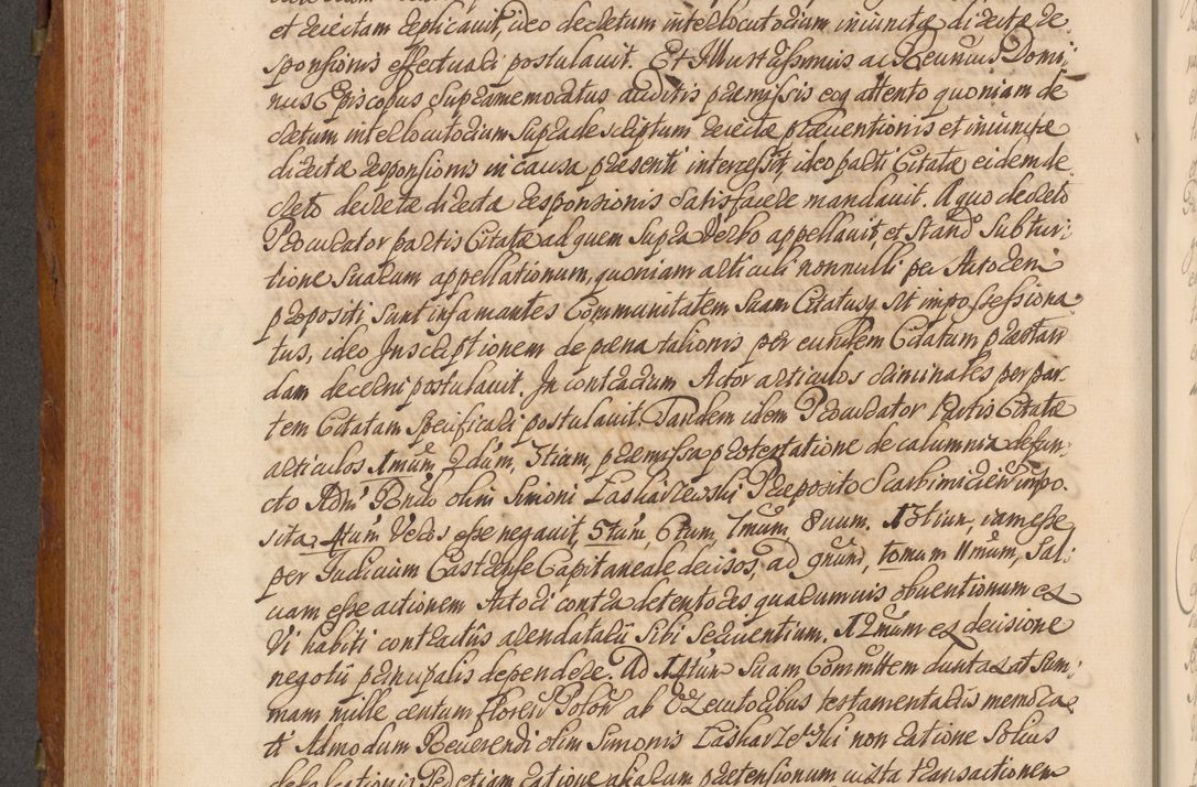 Zdjęcie nr 455 dla obiektu archiwalnego: Volumen V actorum episcopalium R. D. Joannis Małachowski, episcopi Cracoviensis, ducis Severiae per annos 1690 et 1691 acticatorum, quorum index ad finem praesentis voluminis exhibetur adnotatus
