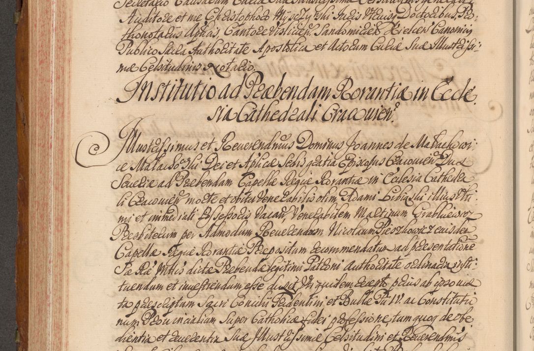 Zdjęcie nr 453 dla obiektu archiwalnego: Volumen V actorum episcopalium R. D. Joannis Małachowski, episcopi Cracoviensis, ducis Severiae per annos 1690 et 1691 acticatorum, quorum index ad finem praesentis voluminis exhibetur adnotatus