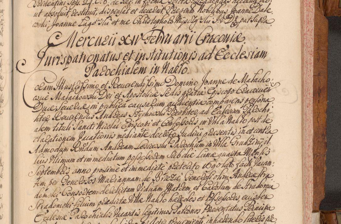 Zdjęcie nr 452 dla obiektu archiwalnego: Volumen V actorum episcopalium R. D. Joannis Małachowski, episcopi Cracoviensis, ducis Severiae per annos 1690 et 1691 acticatorum, quorum index ad finem praesentis voluminis exhibetur adnotatus