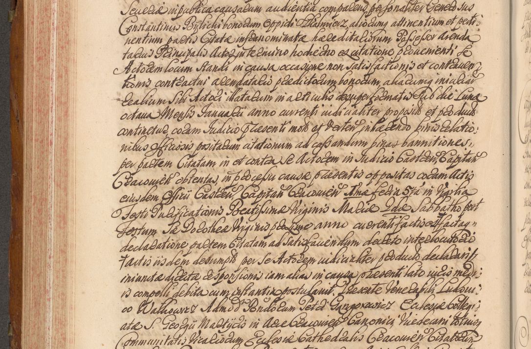 Zdjęcie nr 449 dla obiektu archiwalnego: Volumen V actorum episcopalium R. D. Joannis Małachowski, episcopi Cracoviensis, ducis Severiae per annos 1690 et 1691 acticatorum, quorum index ad finem praesentis voluminis exhibetur adnotatus