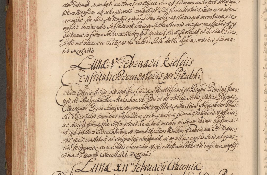 Zdjęcie nr 443 dla obiektu archiwalnego: Volumen V actorum episcopalium R. D. Joannis Małachowski, episcopi Cracoviensis, ducis Severiae per annos 1690 et 1691 acticatorum, quorum index ad finem praesentis voluminis exhibetur adnotatus