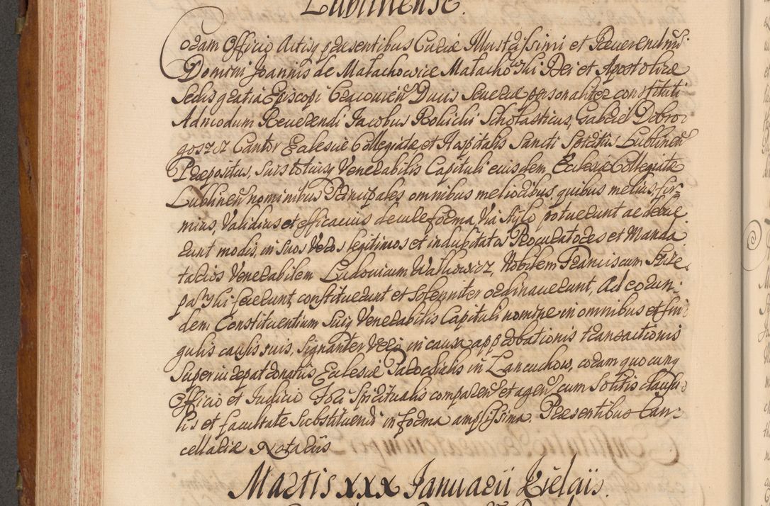 Zdjęcie nr 439 dla obiektu archiwalnego: Volumen V actorum episcopalium R. D. Joannis Małachowski, episcopi Cracoviensis, ducis Severiae per annos 1690 et 1691 acticatorum, quorum index ad finem praesentis voluminis exhibetur adnotatus