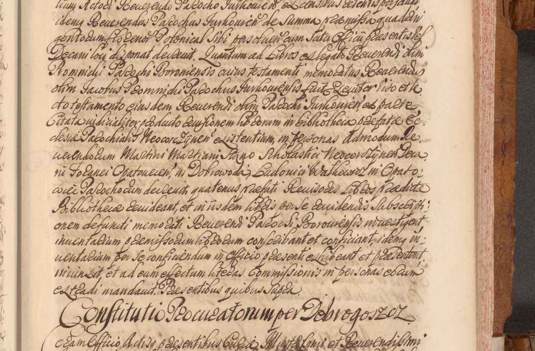 Zdjęcie nr 438 dla obiektu archiwalnego: Volumen V actorum episcopalium R. D. Joannis Małachowski, episcopi Cracoviensis, ducis Severiae per annos 1690 et 1691 acticatorum, quorum index ad finem praesentis voluminis exhibetur adnotatus