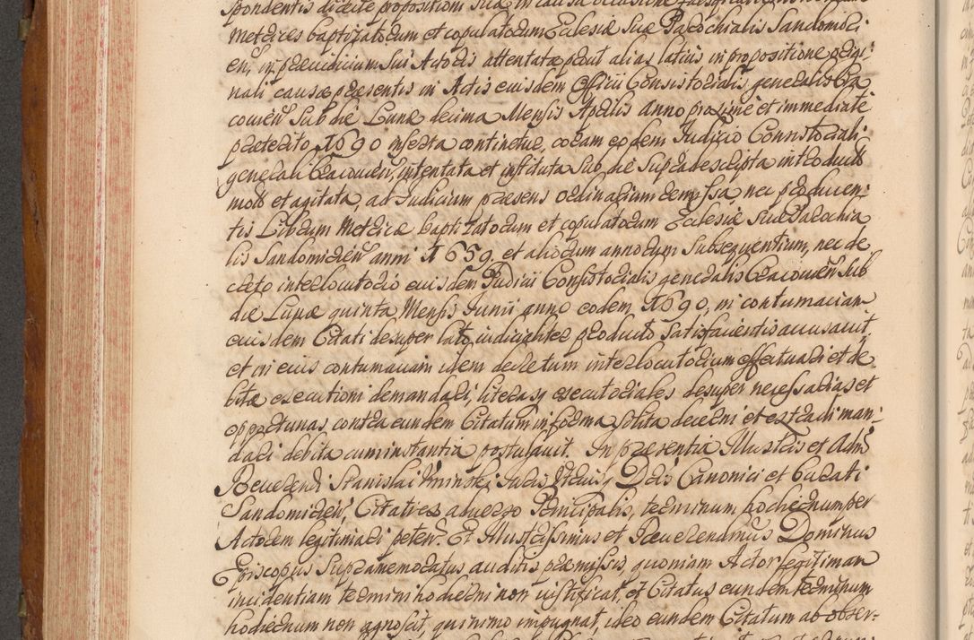 Zdjęcie nr 435 dla obiektu archiwalnego: Volumen V actorum episcopalium R. D. Joannis Małachowski, episcopi Cracoviensis, ducis Severiae per annos 1690 et 1691 acticatorum, quorum index ad finem praesentis voluminis exhibetur adnotatus
