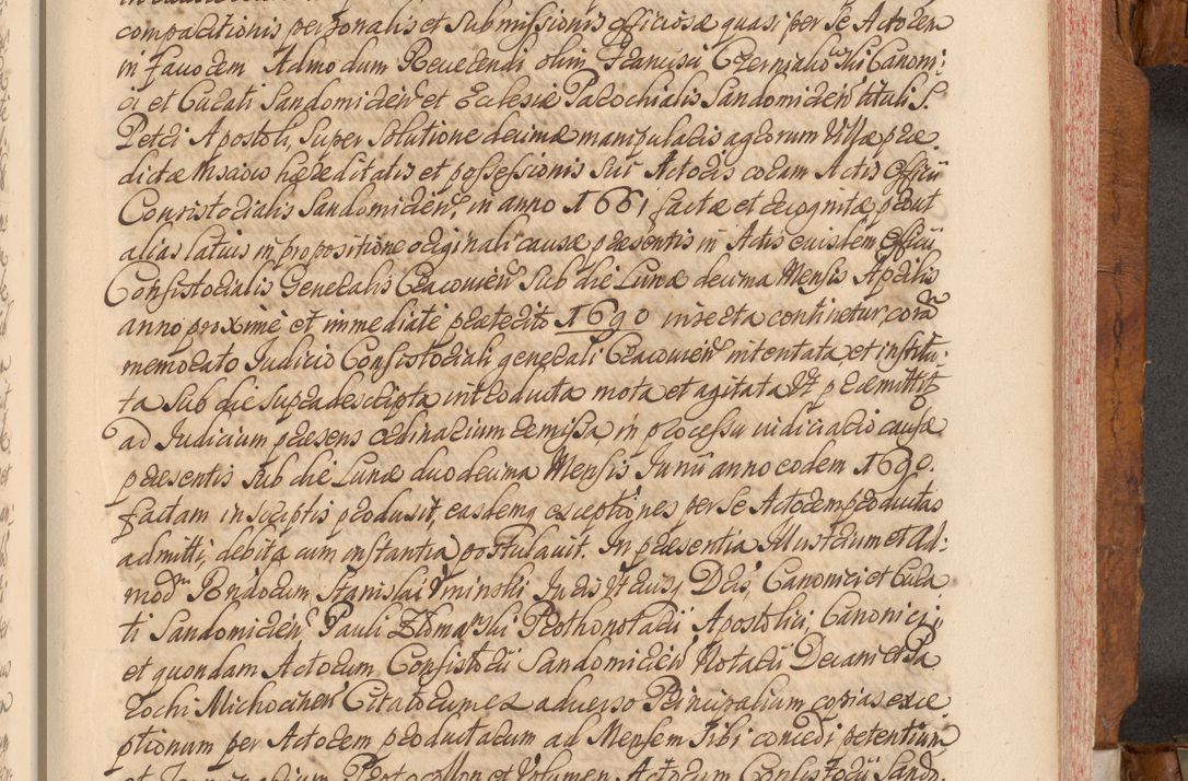 Zdjęcie nr 436 dla obiektu archiwalnego: Volumen V actorum episcopalium R. D. Joannis Małachowski, episcopi Cracoviensis, ducis Severiae per annos 1690 et 1691 acticatorum, quorum index ad finem praesentis voluminis exhibetur adnotatus