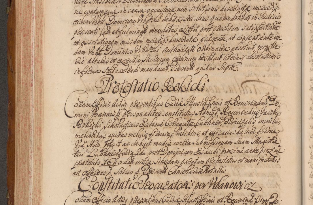 Zdjęcie nr 433 dla obiektu archiwalnego: Volumen V actorum episcopalium R. D. Joannis Małachowski, episcopi Cracoviensis, ducis Severiae per annos 1690 et 1691 acticatorum, quorum index ad finem praesentis voluminis exhibetur adnotatus