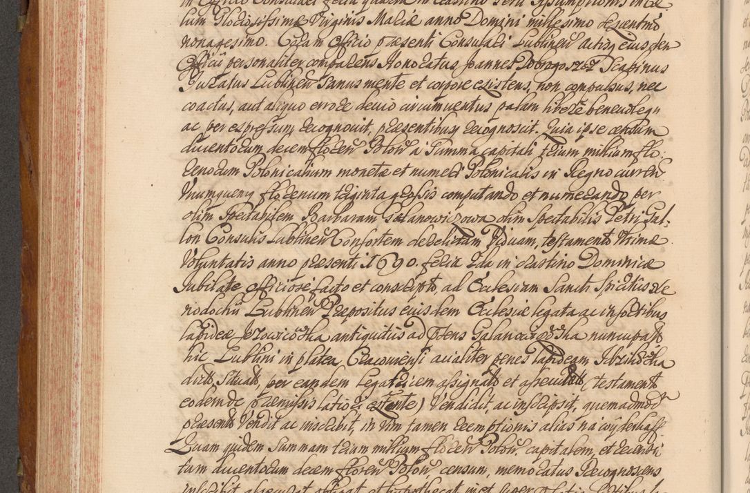 Zdjęcie nr 425 dla obiektu archiwalnego: Volumen V actorum episcopalium R. D. Joannis Małachowski, episcopi Cracoviensis, ducis Severiae per annos 1690 et 1691 acticatorum, quorum index ad finem praesentis voluminis exhibetur adnotatus