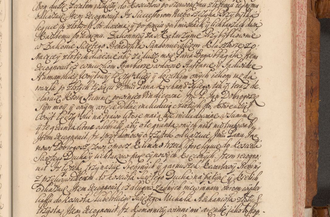 Zdjęcie nr 424 dla obiektu archiwalnego: Volumen V actorum episcopalium R. D. Joannis Małachowski, episcopi Cracoviensis, ducis Severiae per annos 1690 et 1691 acticatorum, quorum index ad finem praesentis voluminis exhibetur adnotatus