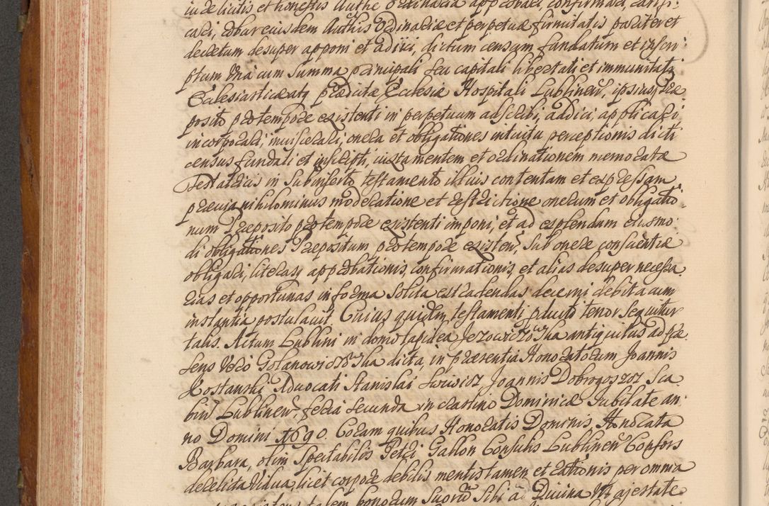 Zdjęcie nr 423 dla obiektu archiwalnego: Volumen V actorum episcopalium R. D. Joannis Małachowski, episcopi Cracoviensis, ducis Severiae per annos 1690 et 1691 acticatorum, quorum index ad finem praesentis voluminis exhibetur adnotatus