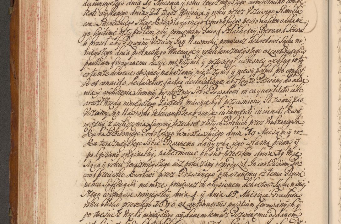 Zdjęcie nr 417 dla obiektu archiwalnego: Volumen V actorum episcopalium R. D. Joannis Małachowski, episcopi Cracoviensis, ducis Severiae per annos 1690 et 1691 acticatorum, quorum index ad finem praesentis voluminis exhibetur adnotatus