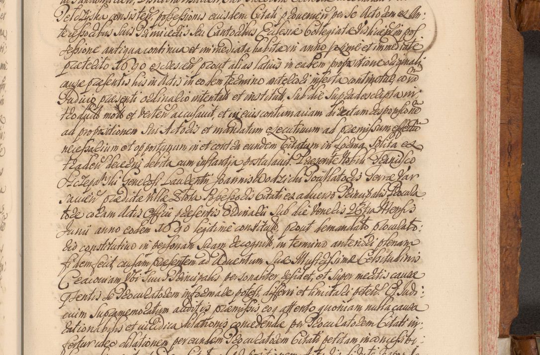 Zdjęcie nr 414 dla obiektu archiwalnego: Volumen V actorum episcopalium R. D. Joannis Małachowski, episcopi Cracoviensis, ducis Severiae per annos 1690 et 1691 acticatorum, quorum index ad finem praesentis voluminis exhibetur adnotatus