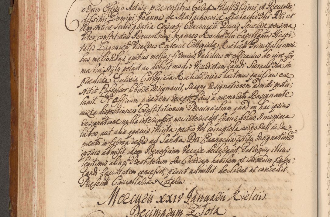 Zdjęcie nr 413 dla obiektu archiwalnego: Volumen V actorum episcopalium R. D. Joannis Małachowski, episcopi Cracoviensis, ducis Severiae per annos 1690 et 1691 acticatorum, quorum index ad finem praesentis voluminis exhibetur adnotatus