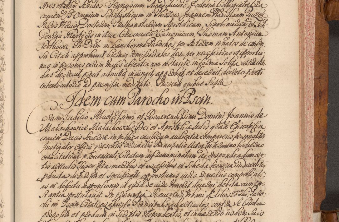 Zdjęcie nr 412 dla obiektu archiwalnego: Volumen V actorum episcopalium R. D. Joannis Małachowski, episcopi Cracoviensis, ducis Severiae per annos 1690 et 1691 acticatorum, quorum index ad finem praesentis voluminis exhibetur adnotatus