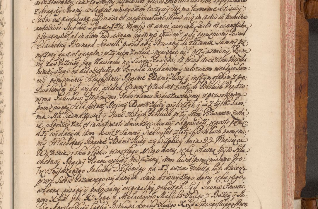 Zdjęcie nr 410 dla obiektu archiwalnego: Volumen V actorum episcopalium R. D. Joannis Małachowski, episcopi Cracoviensis, ducis Severiae per annos 1690 et 1691 acticatorum, quorum index ad finem praesentis voluminis exhibetur adnotatus