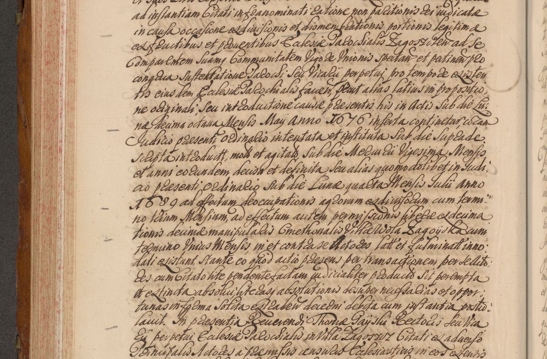 Zdjęcie nr 405 dla obiektu archiwalnego: Volumen V actorum episcopalium R. D. Joannis Małachowski, episcopi Cracoviensis, ducis Severiae per annos 1690 et 1691 acticatorum, quorum index ad finem praesentis voluminis exhibetur adnotatus