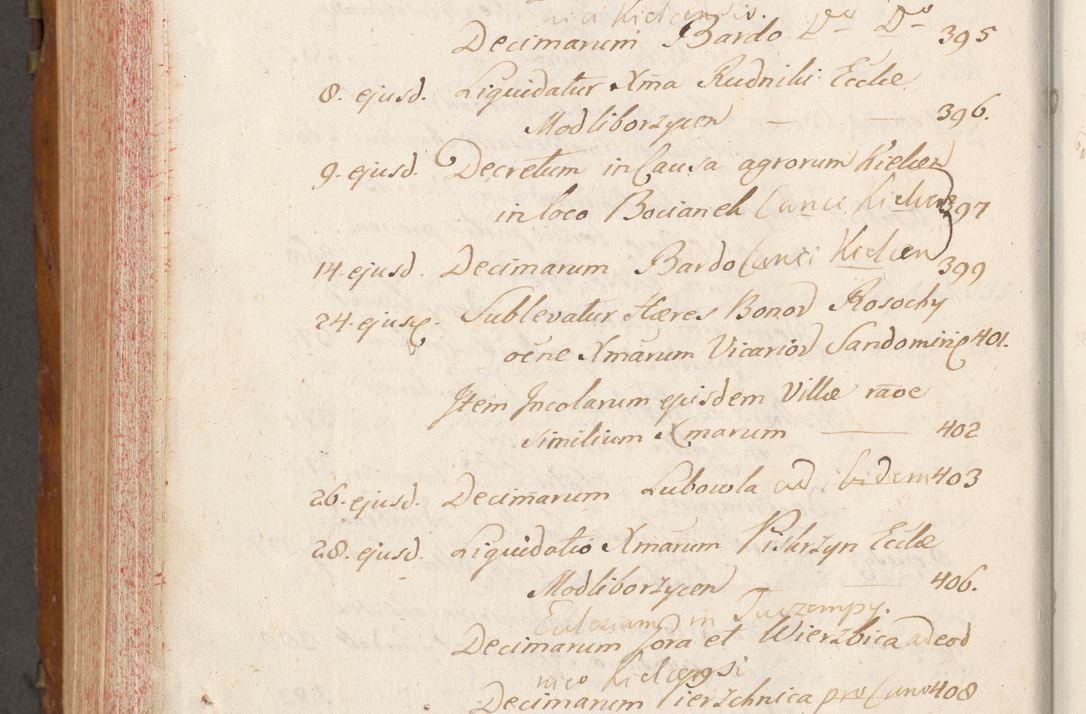 Zdjęcie nr 883 dla obiektu archiwalnego: Volumen V actorum episcopalium R. D. Joannis Małachowski, episcopi Cracoviensis, ducis Severiae per annos 1690 et 1691 acticatorum, quorum index ad finem praesentis voluminis exhibetur adnotatus