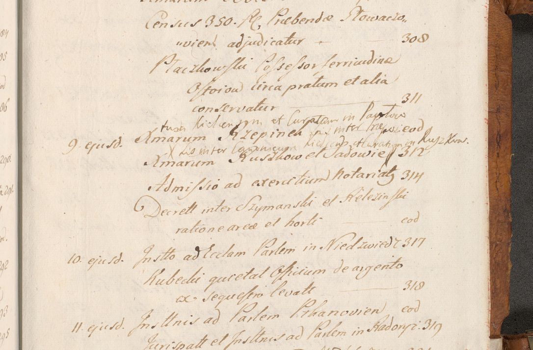 Zdjęcie nr 880 dla obiektu archiwalnego: Volumen V actorum episcopalium R. D. Joannis Małachowski, episcopi Cracoviensis, ducis Severiae per annos 1690 et 1691 acticatorum, quorum index ad finem praesentis voluminis exhibetur adnotatus